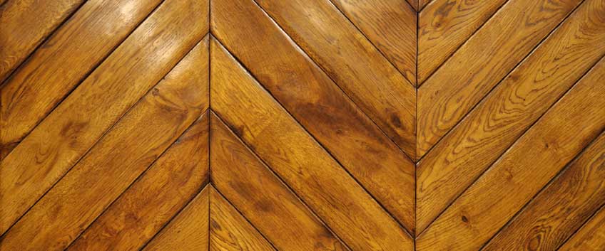 Chevron hardwood flooring style | Parquet Floor Fitters